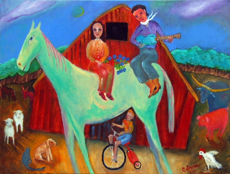 Barnyard Serenade by artist Craig IRVIN